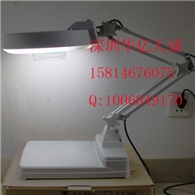 20倍带灯放大镜20倍台式放大镜双层镜片光学高清可升降