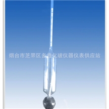 日照玻璃0.2分度酒精浓度计70-80长度207mm粗细21mm