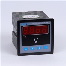 单相智能可编程电压表FAJ194U-3K1，6L型80*80数显电压表。
