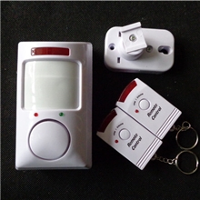 特价双遥控红外线报警器家用防盗器红外线家庭报警器远程控制