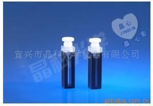 供应黑壁带塞微量比色皿