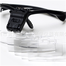 厂家直销眼镜式/头戴式带LED灯放大镜
