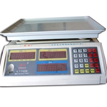 供应优质电子计价秤JJC-30型30KG托盘电子计价桌秤红字数码显示