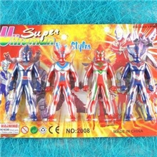 板四个奥特曼儿童益智玩具玩偶批发2元店两元超市货源