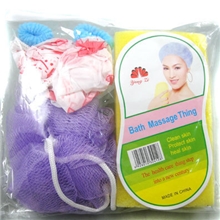 浴花五件套沐浴用品超值装二元店日用品货源小饰品批发