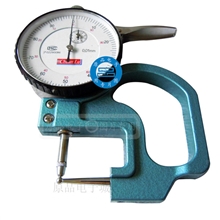 川陆指针式管厚规/壁厚规/测厚仪0-10mm*30/0.01