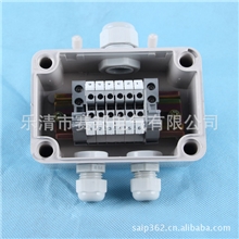 80*110*70UK2.5B端子接线盒防水接线盒一进二出电缆穿线防水盒