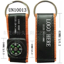 供应温度计指南针钥匙扣户外指南针匙扣织带指南针简易指南针