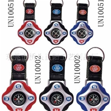 供应指南针钥匙圈户外用指南针精美指南针礼品LOGO印刷指南针赠品