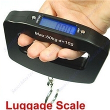 50kg大手柄行李秤快递秤手提电子秤电子称挂钩称行李称快递称