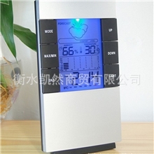 室内电子温度计湿度计家用电子温湿度计带时间背光日期闹钟