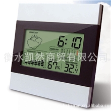 电子湿度计温度计大屏幕电子温湿度计日期星期闹钟