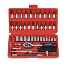 46件套筒工具组合工具机修套装多功能汽修组套筒扳手五金工具
