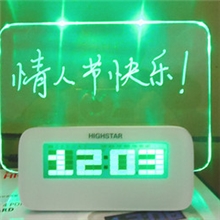 创意好事达留言板闹钟荧光板时钟LED电子钟1140C电子时钟