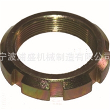 【直接厂家拿货】不锈钢圆螺母紧固件批发非标开槽螺母来样定做