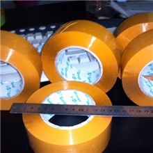 米黄高粘胶带4.5cm足宽2.5CM足厚价格6元一卷胶粘带厂家直销