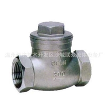H14W内螺纹止回阀不锈钢阀门止回阀丝口旋启式止回阀
