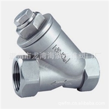 出售/不锈钢/丝扣Y型过滤器。内螺纹Y型过虑器/物美价廉
