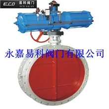 @D641W-1C碳钢气动通风调节蝶阀DN500高温烟气法兰式气动通风蝶阀