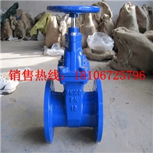 暗杠弹性座封闸阀Z45X-10软密封闸阀dn80铸铁法兰闸阀配水闸阀