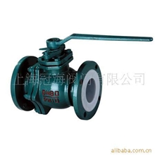供应Q41F46二片式衬氟球阀铸钢法兰球阀二片式手动法兰球阀