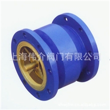 供应批发HC41X-16法兰铜芯消声止回阀