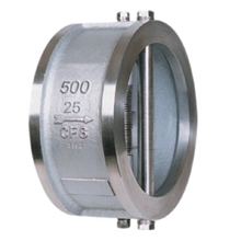 H76对夹立式止回阀，碳钢对夹式止回阀，不锈钢对夹式双瓣止回阀