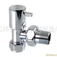 供应K109英标黄铜镀铬暖气阀