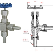供应J24-160P角式针型阀J24-320P仪表阀角阀高压直角阀DN3
