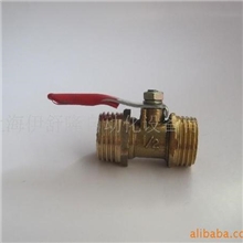 厂家特价供应铜小球阀双内螺双外丝气动阀门设备配件