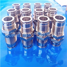 【厂家直销】隔板直通接头PM16/全金属气动快播接头/两头接16MM管