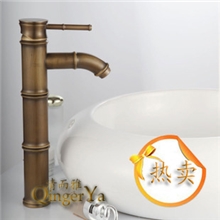 仿古全铜8821款豪华加高面盆冷热水龙头