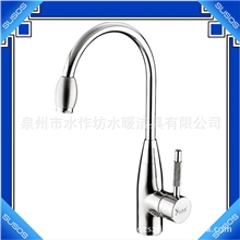 卫浴洁具厂家供应热款丹顶鹤精铜水龙头冷热水龙头菜盆水龙头