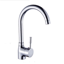 厨房冷热水龙头尖三通单把单孔水龙头批发