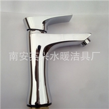 厂家直销批发供应全铜女神单孔面盆台盆混水龙头