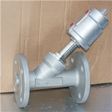 厂家批发全不锈钢法兰角座阀不锈钢头法兰气动角座阀