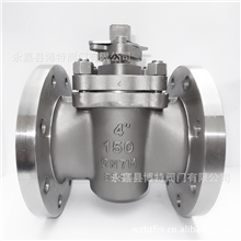 供应优质衬氟旋塞阀不锈钢双通保温X43F-150LB