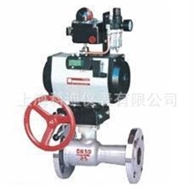 QJ641PPL气动带手轮球阀/耐高温球阀QJ641M整体高温气动球阀