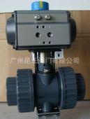 Q611气动塑料球阀PVC气动球阀