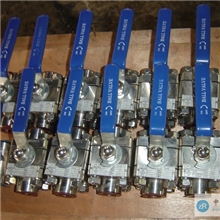 Q11F/Q11H三片式锻钢内螺纹球阀丝扣球阀高压内牙球阀