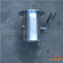 不锈钢手动风阀150规格，不锈钢圆形风阀