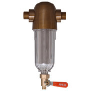 前置过滤器自来水过滤器水过滤器家用水过滤器透明钢化材质