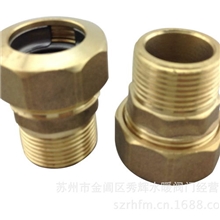 平板太阳能管件铜卡套铜卡套直接紫铜管卡套PPR管铜卡套钢圈