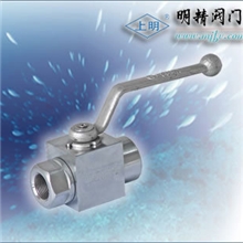 上海明精反腐阀门制造高压锻打小型球阀Q11N-100C