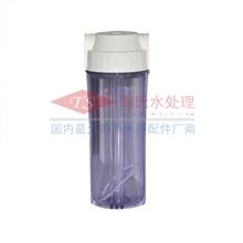 供应10寸欧式透明滤壳纯水机虑瓶外扣虑瓶塑料滤瓶