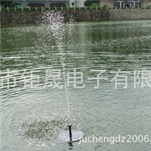 漂浮式微型太阳能喷泉水泵