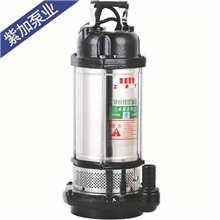 精细工业级机械行业优质QDX-0.75KW不锈钢壳潜水泵清水泵