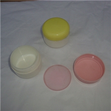 供应化妆品PP双层膏霜瓶