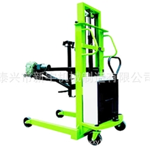 供应500KG3M半自动油桶装卸车|圆桶倾倒车|半自动油桶叉车