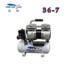上海捷豹无油静音木工气泵空压机220V电动空气压缩机气磅36/7